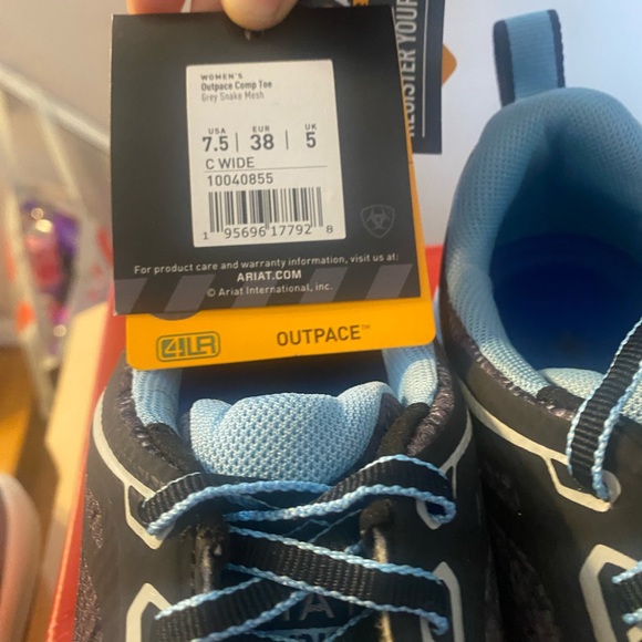 Ariat Womens Outpace Composite Toe Safety Shoe Construction - Picture 3 of 6